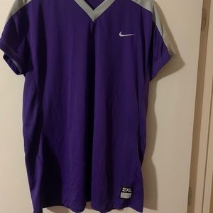 Nike Drifit shirt purple and grey 2x